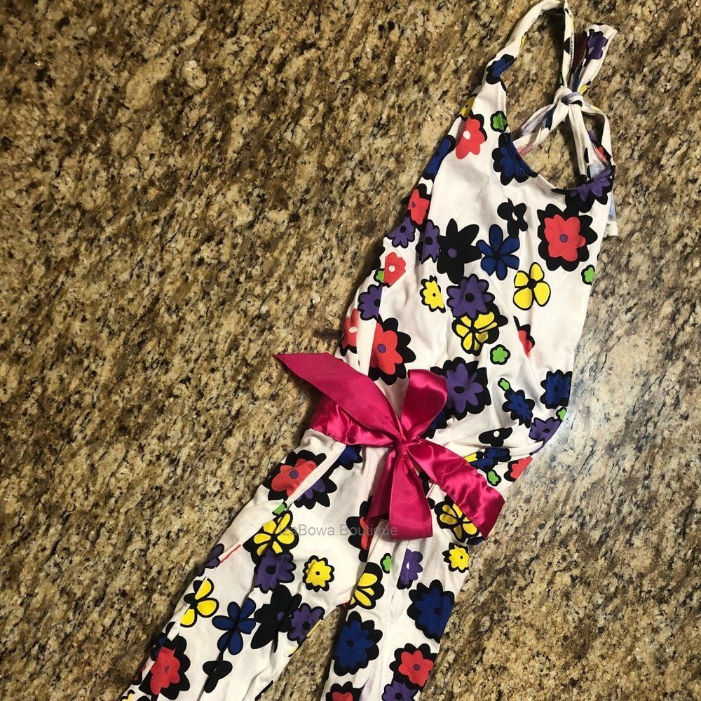 Hippie Girl Floral Outfit  HIPXS  XS 1/2 years  NWT Boutique